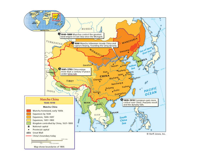 Manchu China: 1644 - 1910